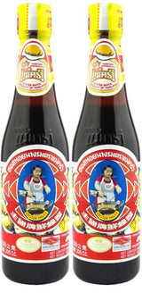 Thai Oyster Sauce Maekrua Brand - 11 oz bottle x 2