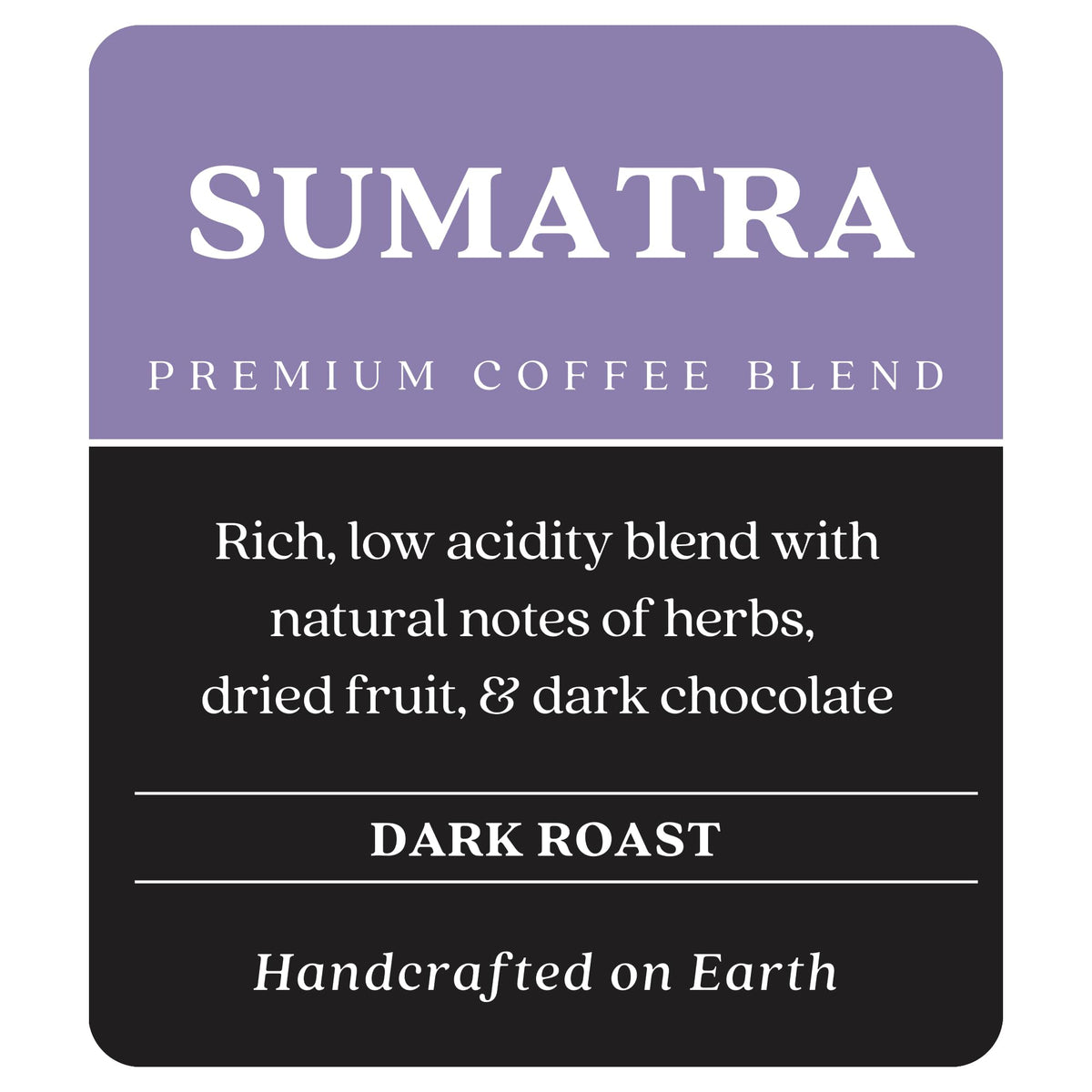 Copper Moon Dark Roast Whole Bean Coffee, Sumatra Blend, 2 Lb