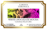 White Chocolate Mocha Colombian Decaf Coffee (Single Serve K-Cup Pods) (Gourmet, Naturally Flavored, Whole Coffee Beans) (12 pods, ZIN: 575580) - 3