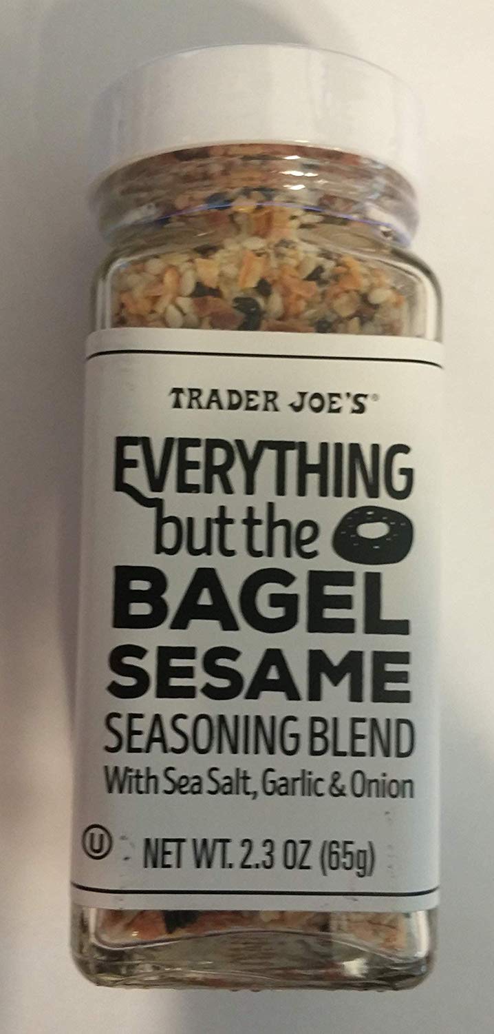 Trader Joe's Seasonings Bundle - Everything But The Bagel Sesame and Chile Lime Seasoning Blends (1 of each)