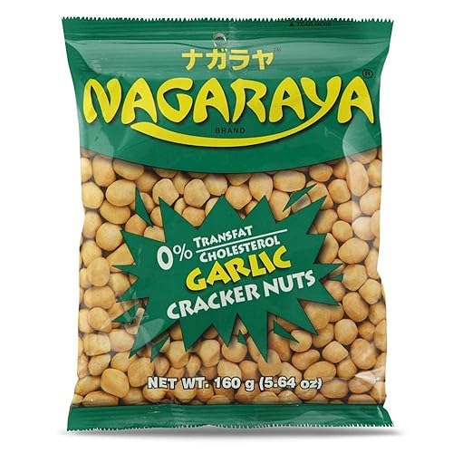 Nagaraya Cracker Nuts Garlic Pack of 5 (160 G Per Pack)