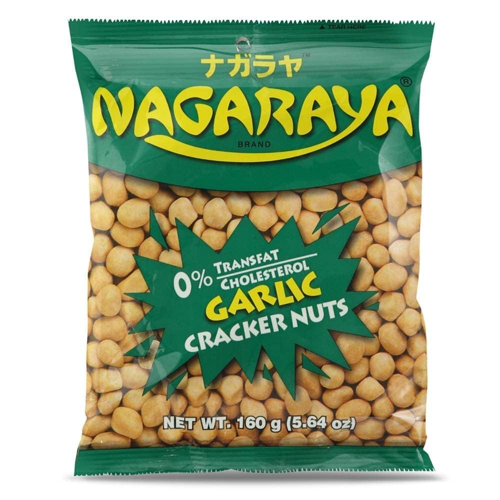 Nagaraya Cracker Nuts Garlic Pack of 5 (160 G Per Pack)