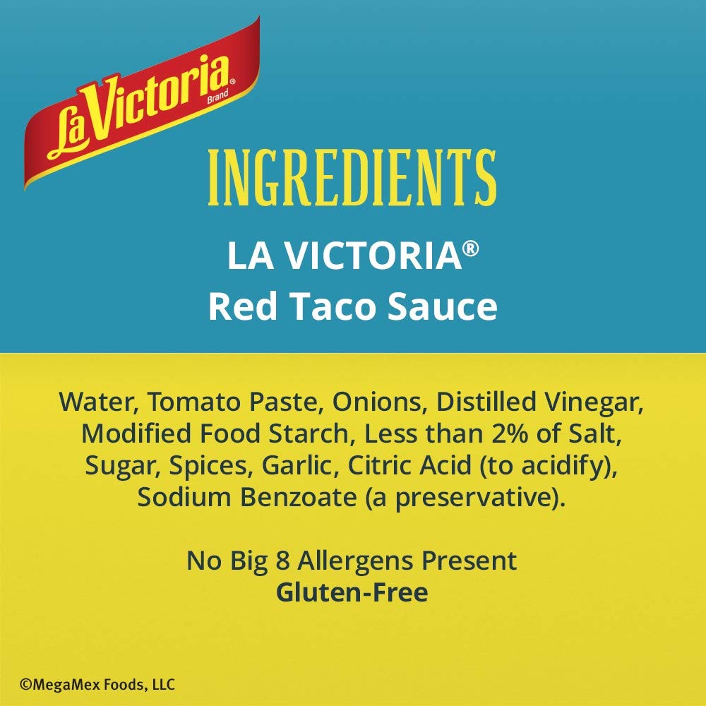 La Victoria Red Taco Sauce Mild, 8 Ounce