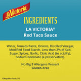 La Victoria Red Taco Sauce Mild, 8 Ounce