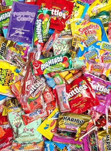 Ultimate Assorted Candy Party Mix - 12 LB Bag - Mega Variety Bulk Candy Assortment - Individually Wrapped - by Queen Jax