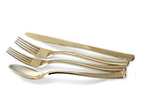 " OCCASIONS " 320pcs set (40 Guests)-Heavyweight Wedding Party Disposable Plastic Plate Set -40 x 10.5'' + 40 x 7.5'' + Silverware + Cups + Napkins