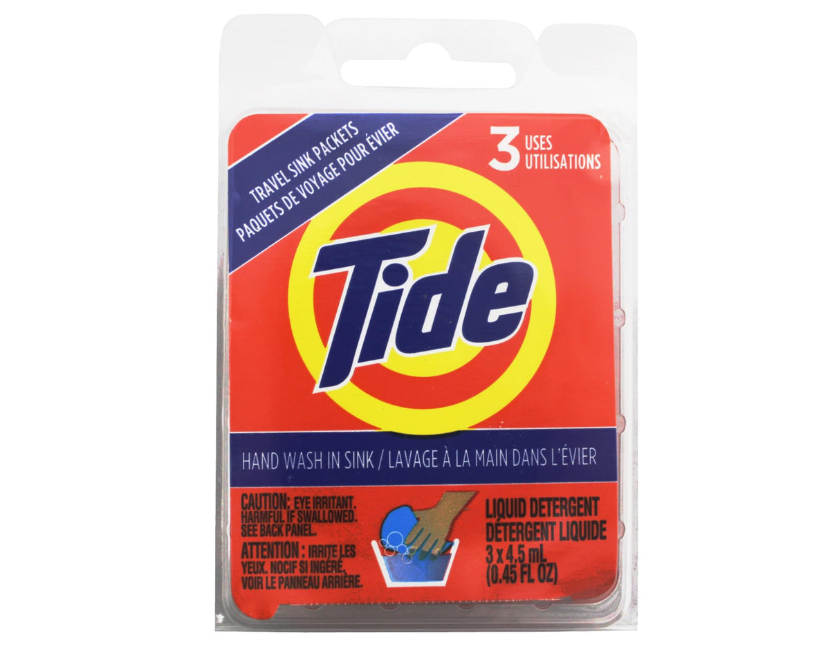 Tide Travel Sink Packets Size 3ct