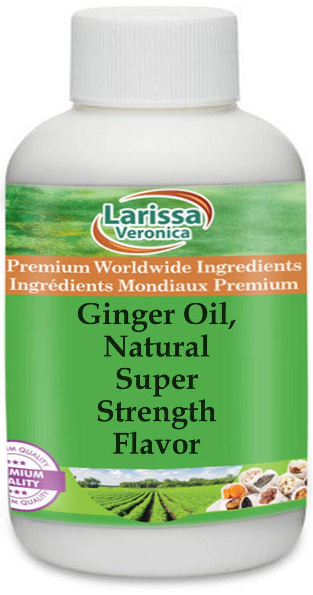 Ginger Oil, Natural Super Strength Flavor (16 oz, ZIN: 528536) - 3 Pack
