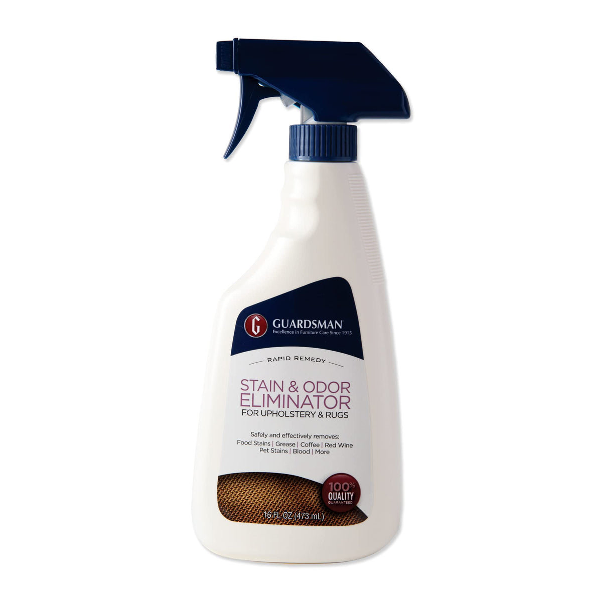 Guardsman 462600 Stain & Odor Eliminator for Fabric Removes Stains, Grease, Red Wine, Pet Stains,16 Oz Spray