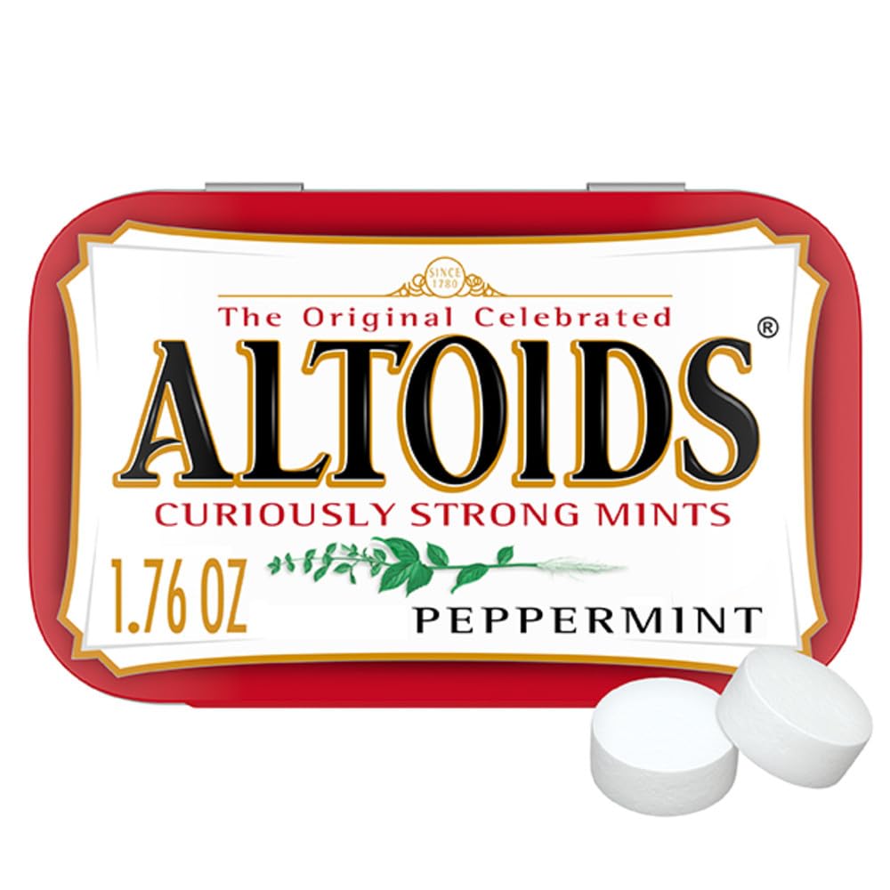 Altoids Classic Peppermint Breath Mints, 1.76 Oz Tin
