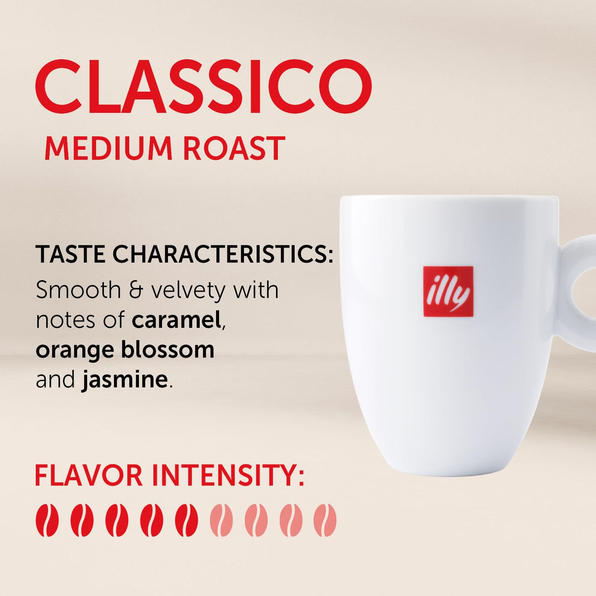 illy Instant Coffee Singles, Classico Medium Roast, Caramel & Orange Blossom Notes, 40 Single-Serve Packets (2g Each) - Premium Arabica Coffee
