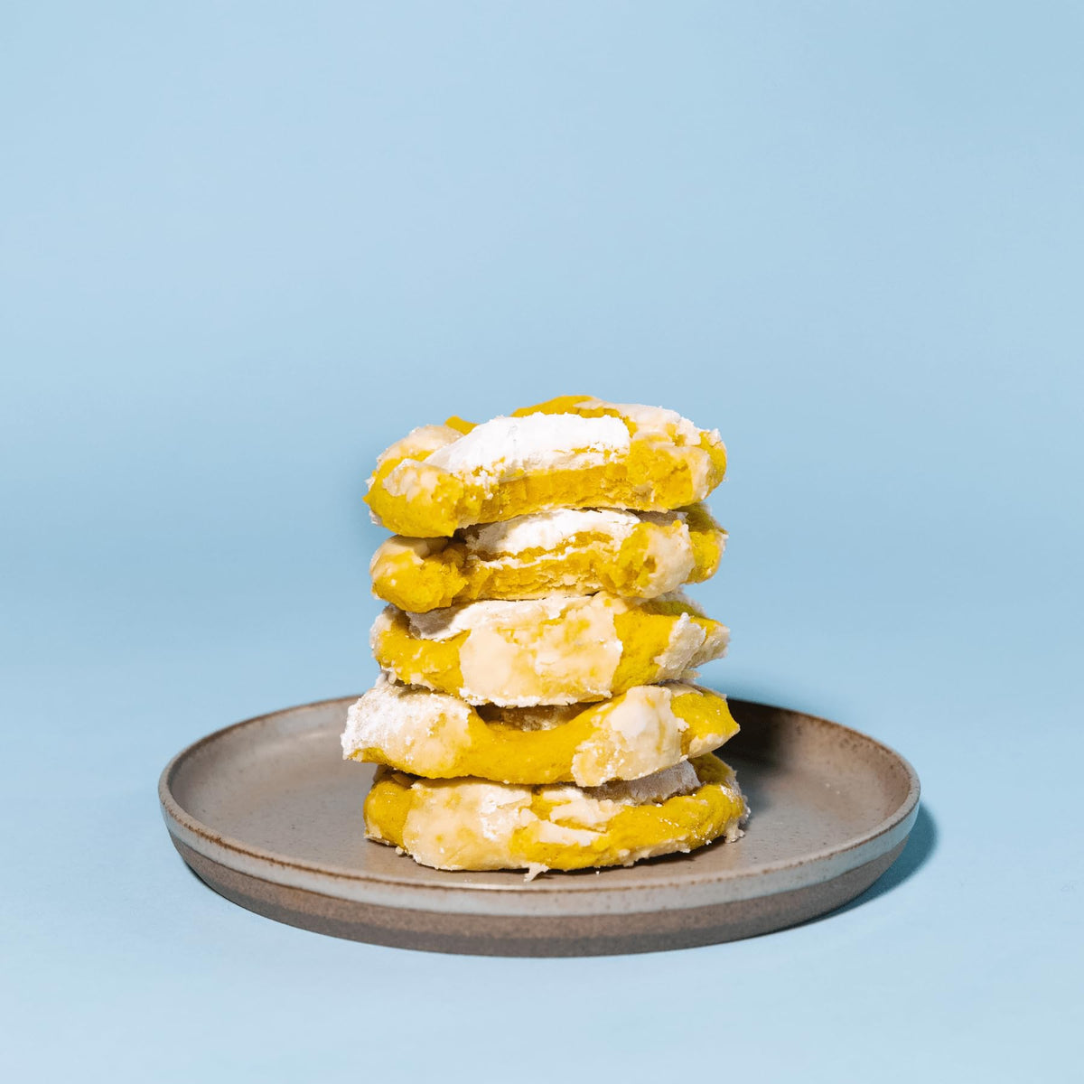 The Cravory: Lemon Bar Cookies - 24 cookies, 2.0 oz. each - Individually Wrapped - Gourmet - Baked Fresh - Dessert, Snack or Baked Goods