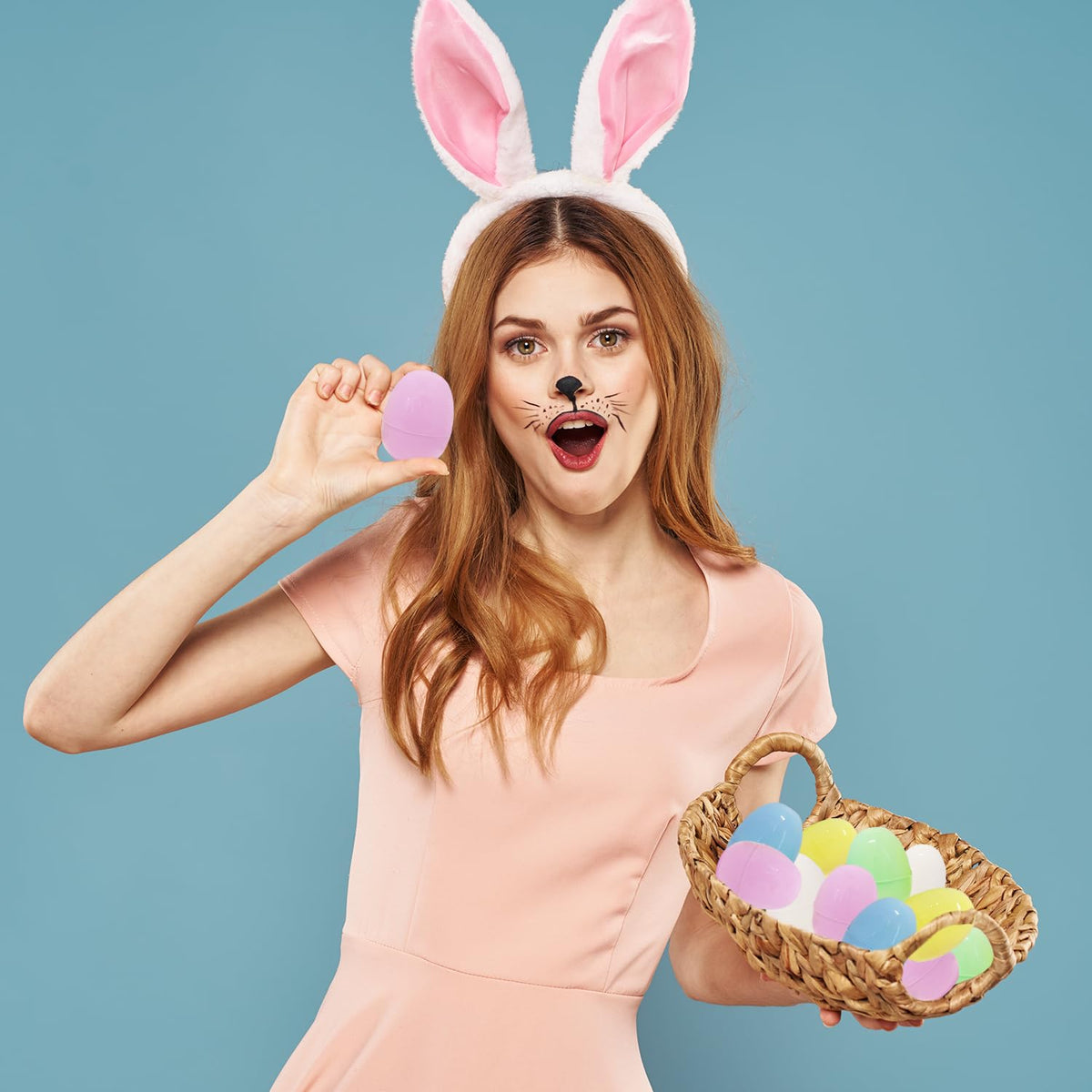 Fillable Easter Eggs 1000-Pack, Pastel Colorful Bright Plastic Easter Eggs with Hinge, Perfect For Easter Egg Hunt, Surprise Egg, Easter Hunt