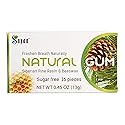 Sayan Sugar-Free All Natural Siberian Pine Tree Resin and Beeswax Chewing Gum - 5 Packs (80 Pieces) for Fresh Breath - Vegetarian, Non-GMO, Gluten