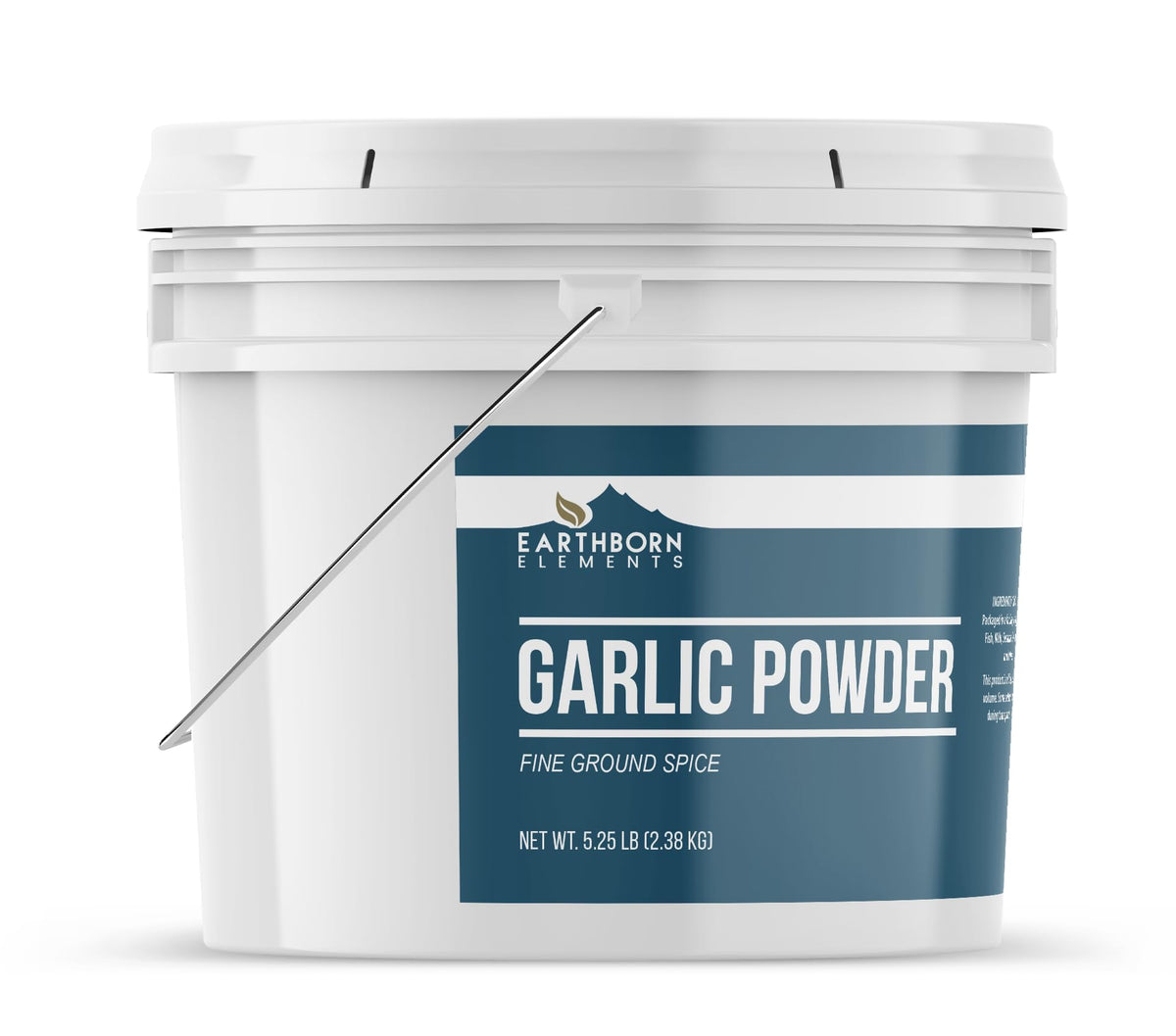 Earthborn Elements Garlic Powder 1 Gallon Bucket, Versatile, Bulk Seasoning, Fine Ground (84 Ounce)