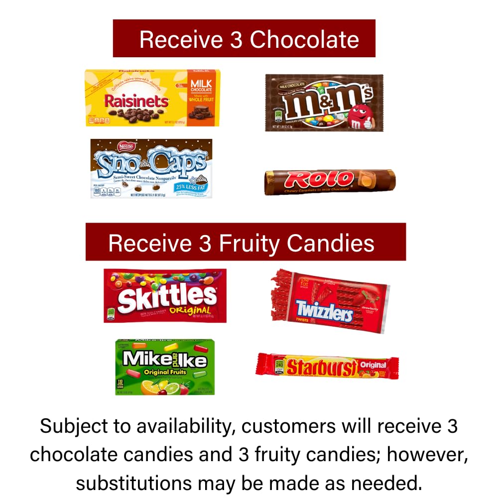 Movie Night Popcorn and Candy Gift Basket with Fleece Blanket, Plus 1 Movie Night Gift Card - Delicious Snacks and a Fun Movie Experience - Friendly