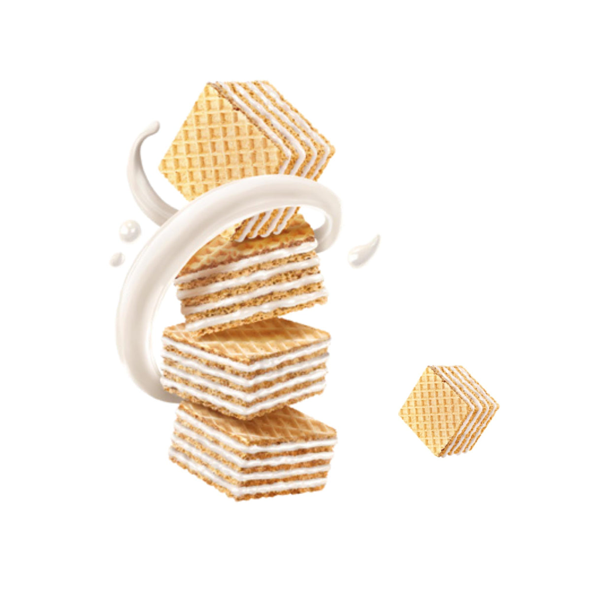 Gastone Lago Party Coconut Wafers, 8.82 oz - Italian Wafer Cookies with Coconut Flavored Cream Filling, Non-GMO Verified, Authentic Taste of Italy