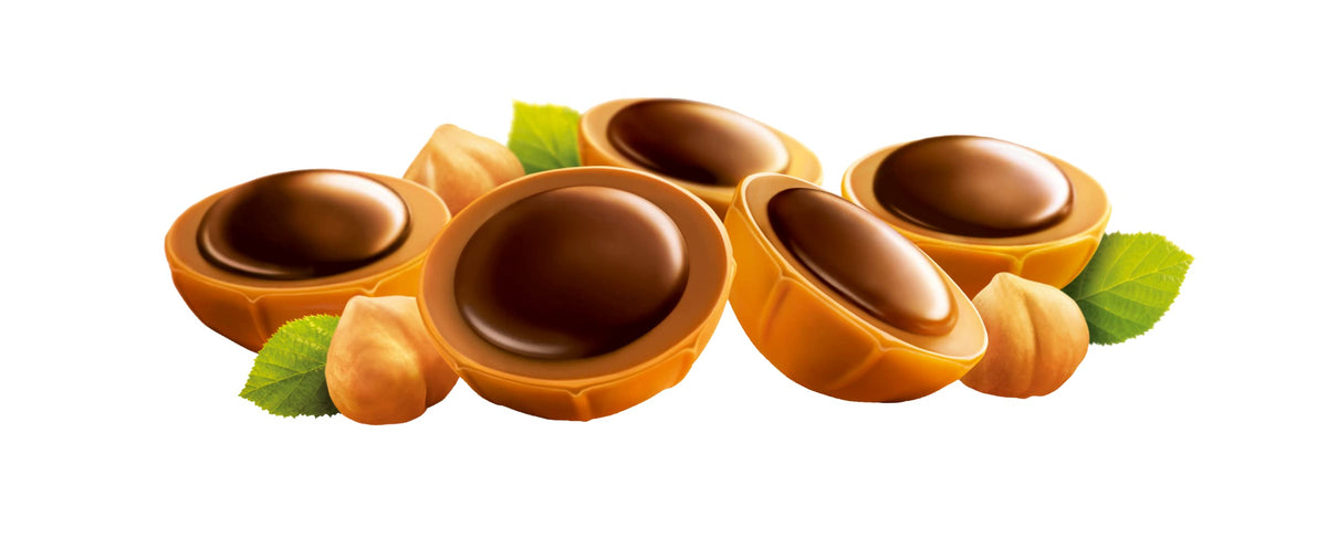 Toffifee Whole Hazelnut in Nougat Cream Filled Caramell ( 125 G / 15 Pcs )