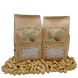 Boiled Peanuts Kit | Contains Premium In Shell Peanuts, Salt, and a Unique Seasoning Blend in a Muslin Cooking Bag | 2 Kits of Buffalo Wing Flavor