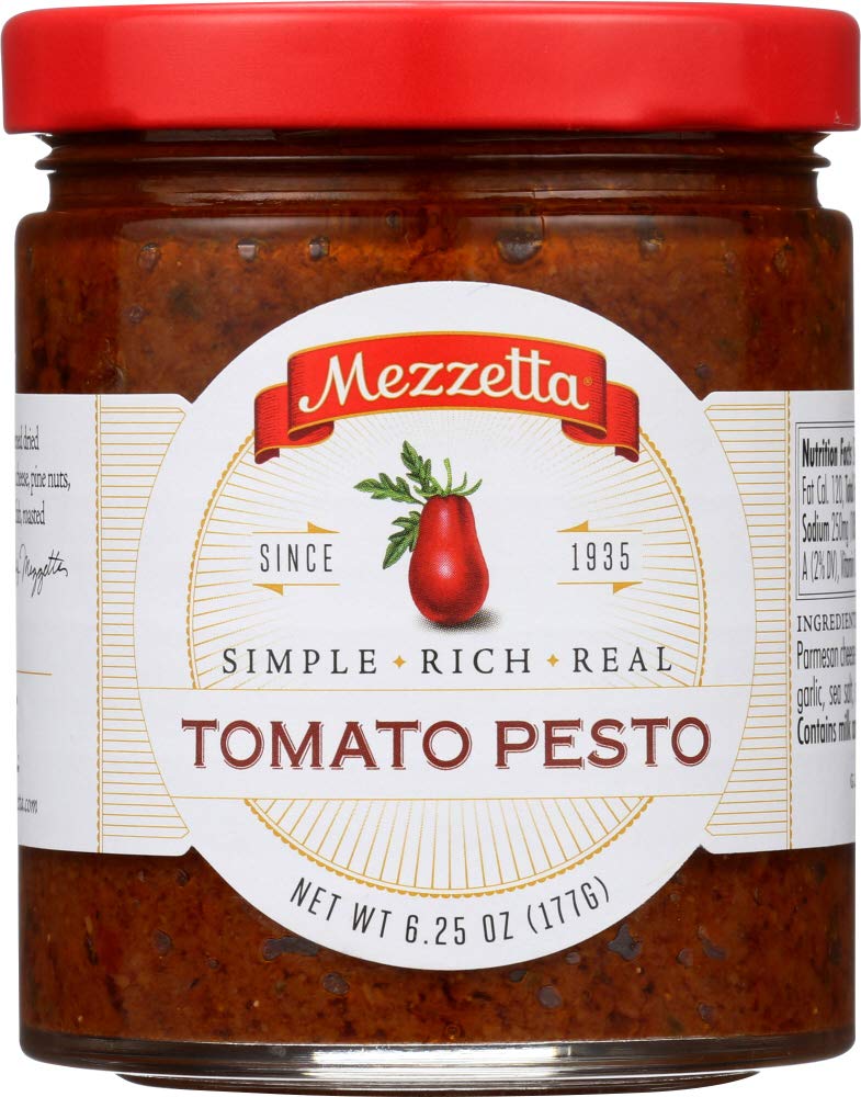 Mezzetta Napa Valley Bistro Sun Ripened Dried Tomato Pesto, 6.25 Ounce (Pack of 6)