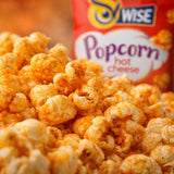 Wise Snacks Hot Cheese Popcorn 0.625 Ounce (42 Count), Air Popped Individual Snack Size Bags Healthy Popcorn Snacks, School and Halloween Snacks