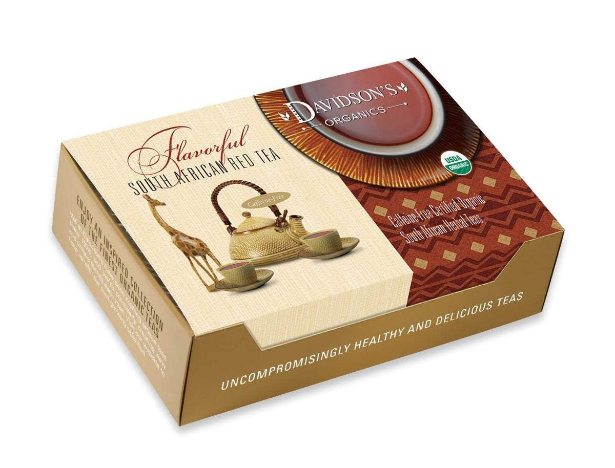 Davidson's Organics, South African Honeybush, 100-count Individually Wrapped Tea Bags