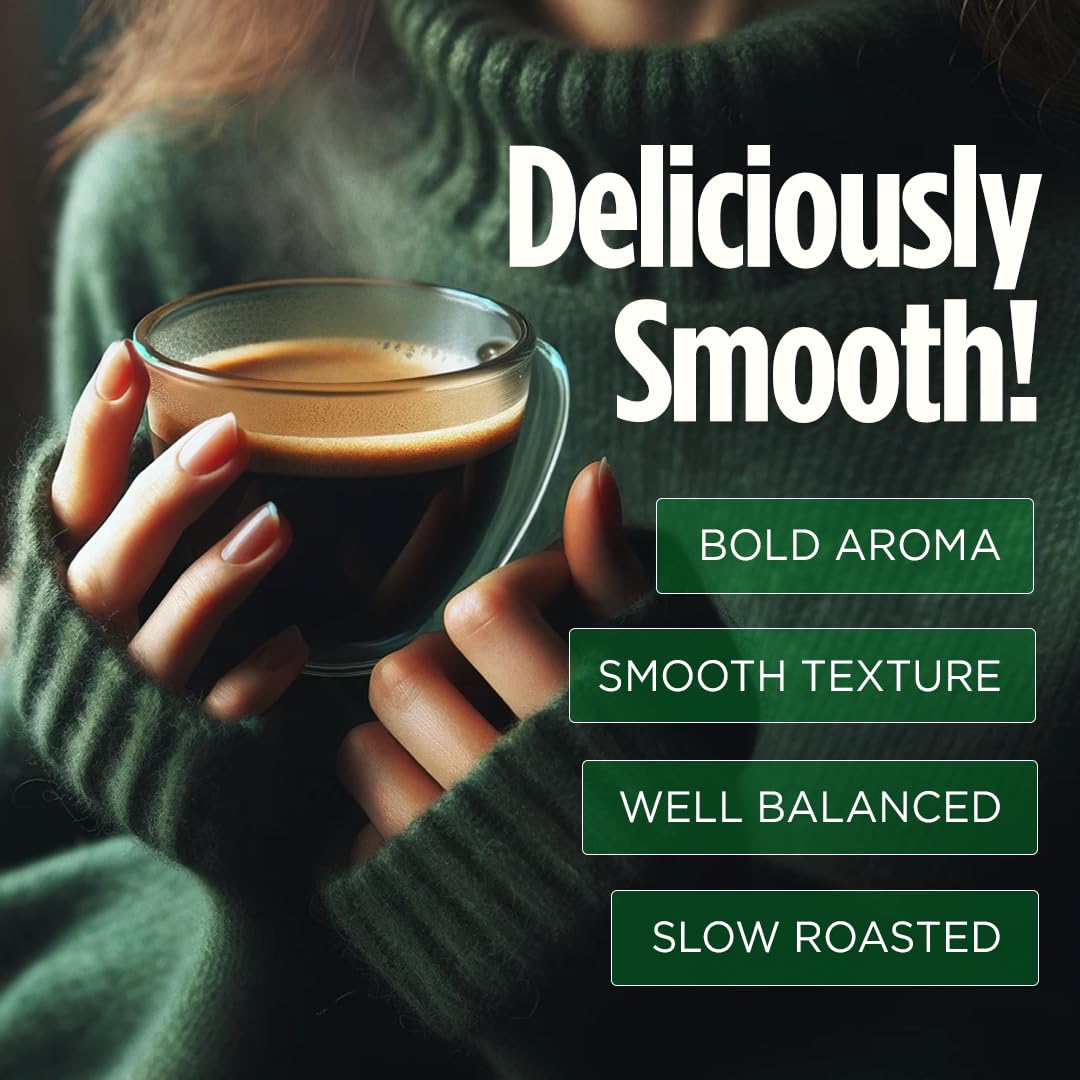 VitaCup Perfect Low Acid Coffee Beans, USDA Organic & Fair Trade, Mycotoxin Free, Dark Roast Guatemala Single Origin, Clean & Pure, Low Acidity, Whole