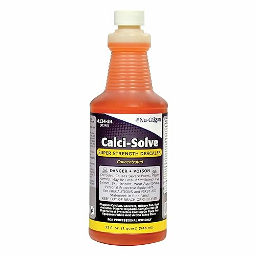 Nu-Calgon 4134-24 Calci-Solve Super Strength Descaler (1 qt. Bottle)