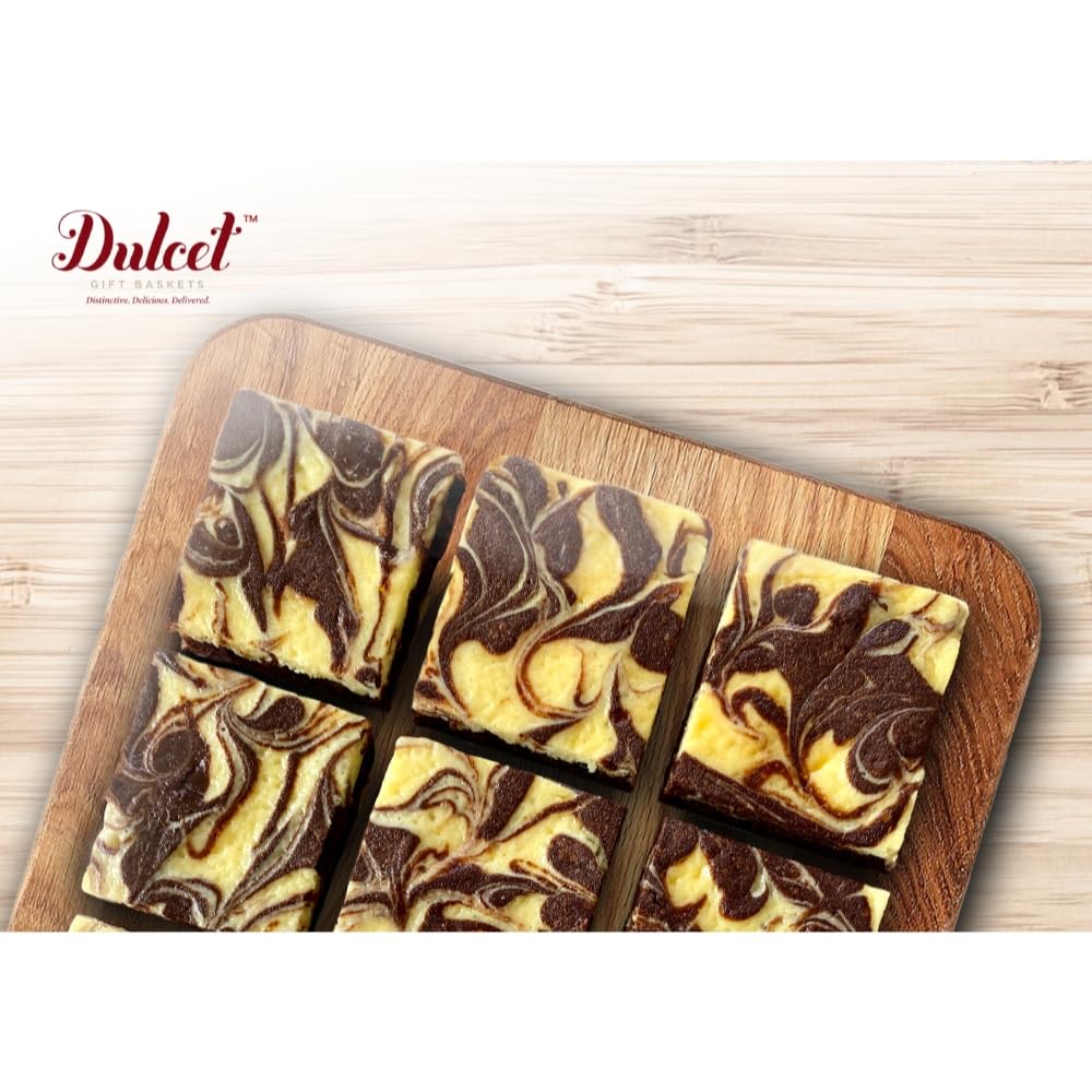 Dulcet Gourmet Food Gift Basket, Great Gift - Includes: Chocolate Brownies, Walnut Brownies, Chocolate Chip blondes, ideal gift idea by Dulcet Gift