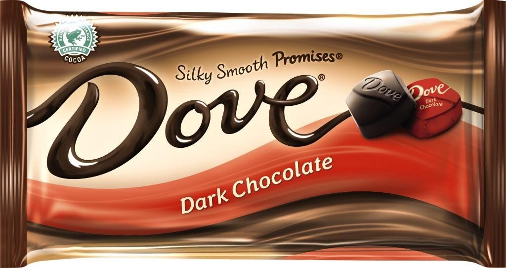 Dove Chocolate Miniatures - Dark Chocolate - 8.87 oz