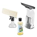 Kärcher WV 1 Electric Window Vacuum Squeegee 10" - Perfect for Showers, Mirrors, Glass, and Countertops - Electric Squeegee