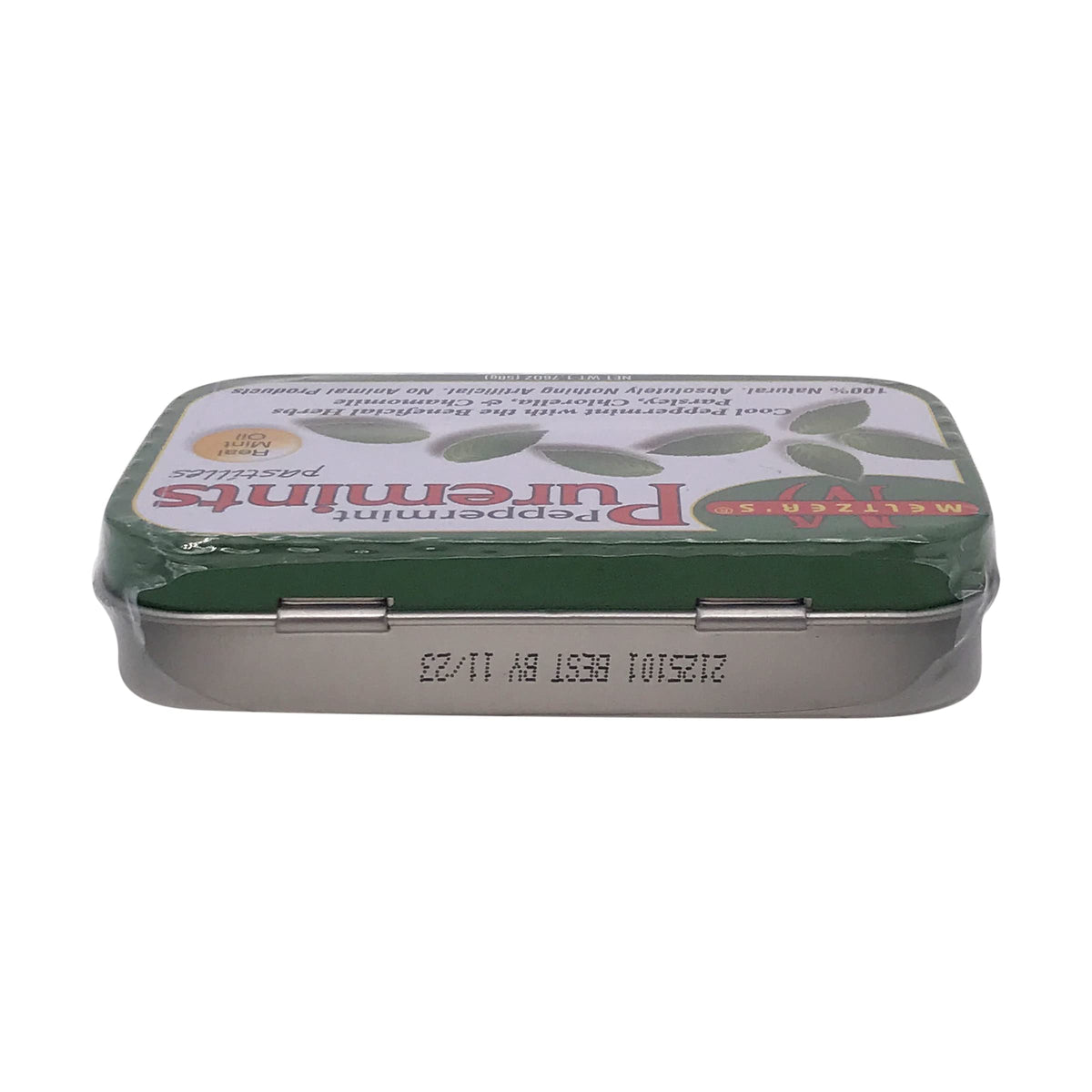 Meltzer's, Puremints Peppermint Tin, 1.76 Ounce
