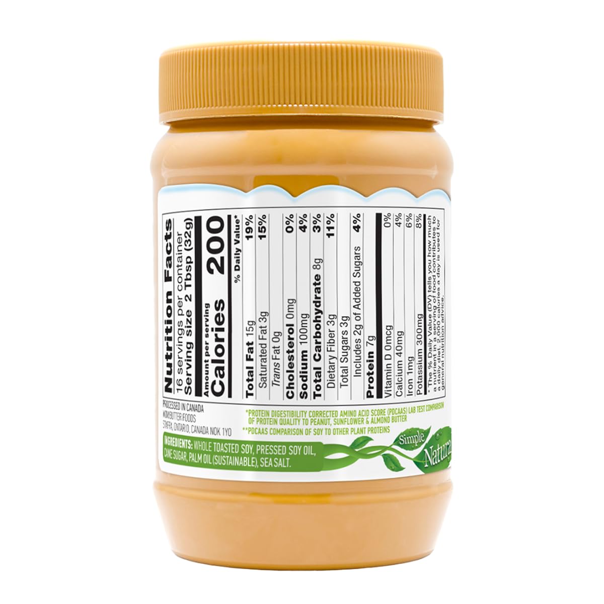 Wowbutter Natural Peanut Free Crunchy 1.1lb Jar