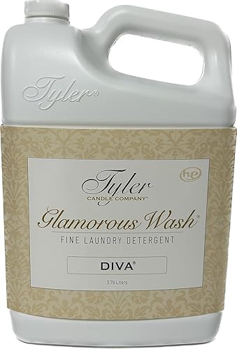 Tyler's Glamorous-Wash Diva Laundry Detergent 128oz (Pack of 1) ILIOS Packaging.