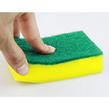 Sponge Individually Wrapped 24 Pack Kitchen Dishwashing Sponge, Non Scratch Scouring Pad, Odor-Free Sponge Wipes for Travel Apartments