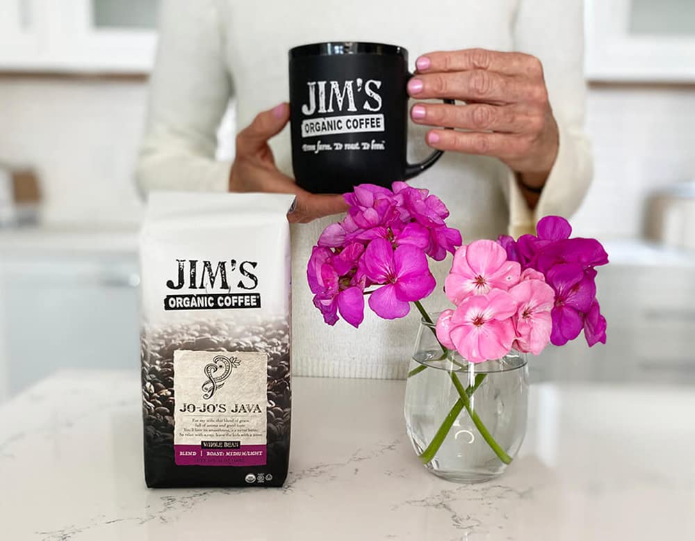Jims Organic Coffee Organic Jo-Jo's Java Coffee, 12 OZ
