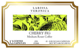 Cherry Fig Medium Roast Coffee (Single Serve K-Cup Pods) (Gourmet, Naturally Flavored, Whole Coffee Beans) (12 pods, ZIN: 575368)