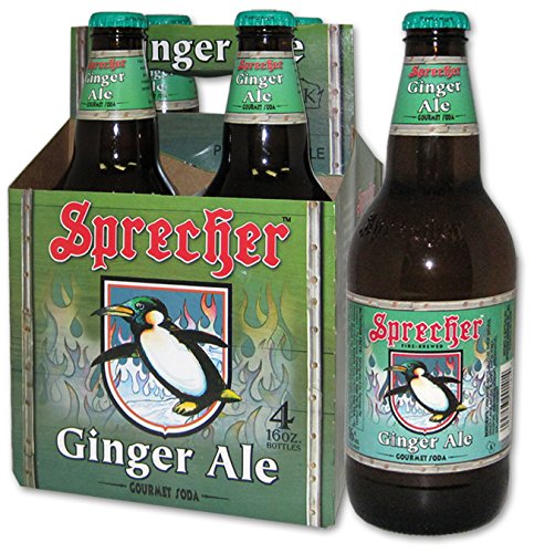 Sprecher Ginger Ale, 4ct (Pack of 6)