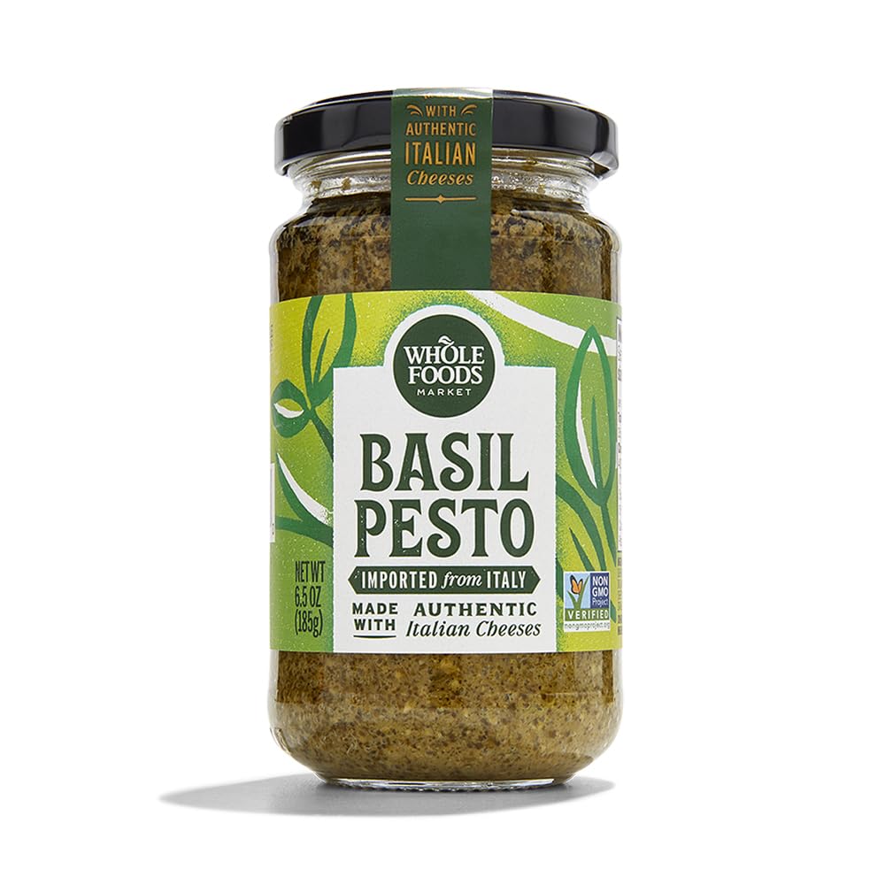 Whole Foods Market, Basil Pesto, 6.5 Ounce