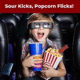 Movie Night Popcorn and Candy Gift Basket Plus 1 Movie Night Rentals - Perfect for a Cozy and Fun Evening at Home or the Theater with Family
