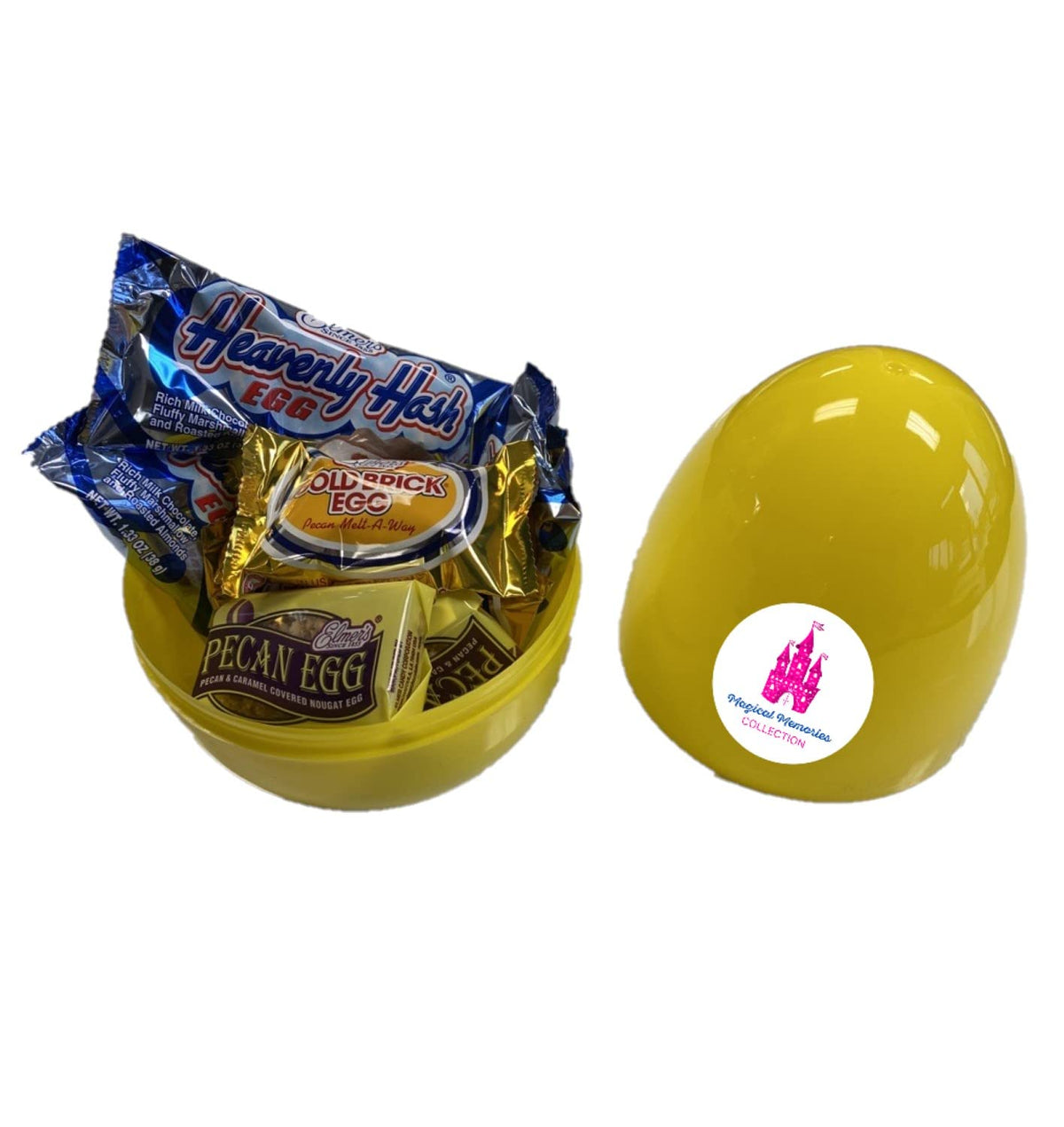 Elmer's Chocolate Easter Egg Gift- 3 Gold Brick Eggs, 3 Heavenly Hash Eggs and 3 Pecan Eggs (Colors may vary)