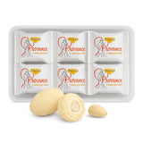 Deluxe Coconut Almond Candy - Creamy Wafer Shells Filled with Smooth Cream & Roasted Almond - 15 Count, 5.3 oz - Imported from Ukraine