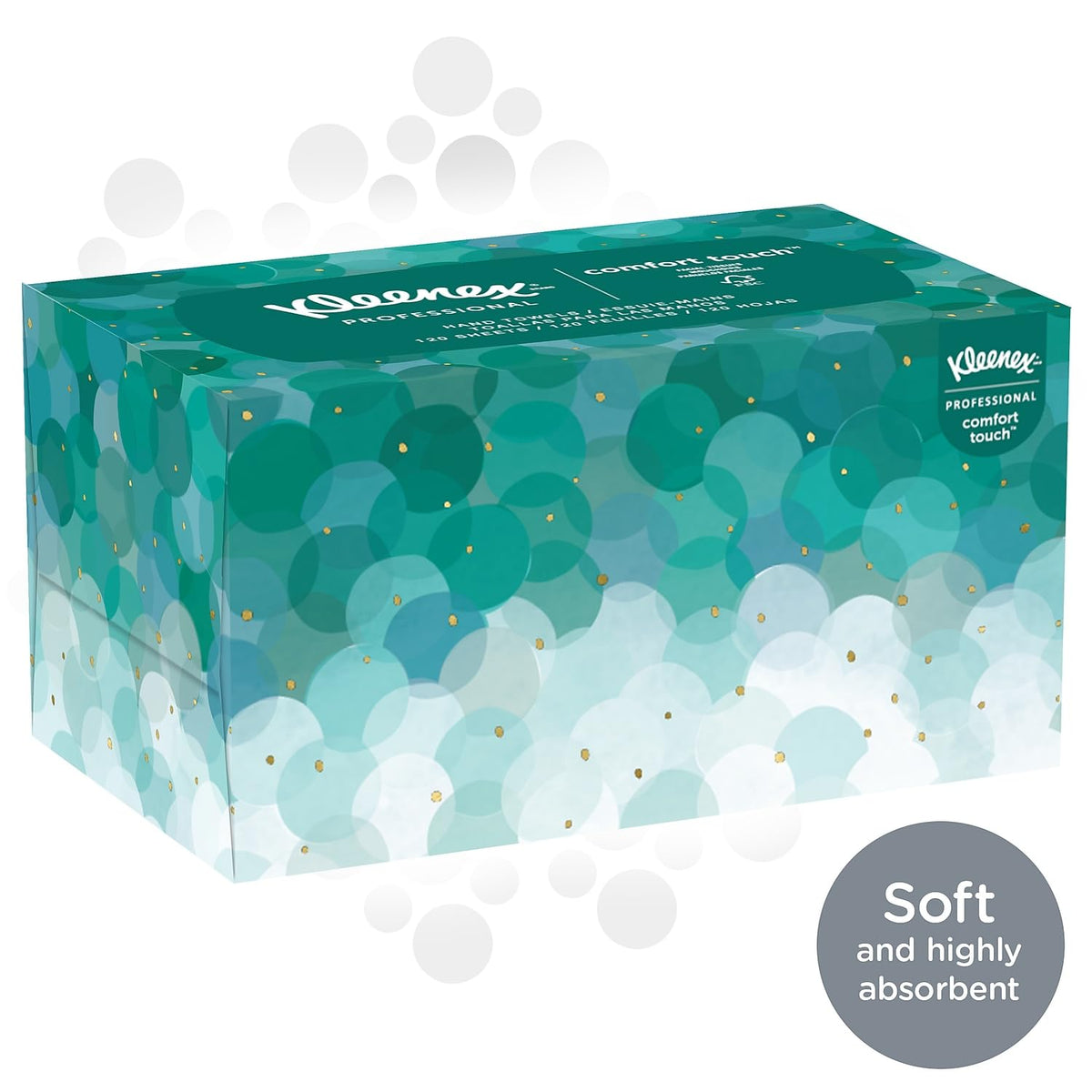 KLEENEX Ultra Soft Hand Towels, POP-UP Box, 9 x 10 1/2, White, 70/Box