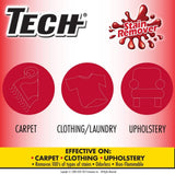 TECH Multi-Purpose Stain Remover | For Carpet, Clothes, Baby, Furniture, Pet, Laundry, Rug Stains | Red Wine, Blood, Coffee, Armpit Stain Remover