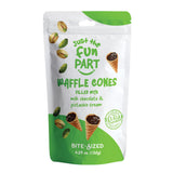 Just The Fun Part Waffle Cones, Milk Chocolate & Pistachio Cream