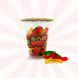Fun Fruit Bites Gummy Worm Cup (Halal) (Pack 14)