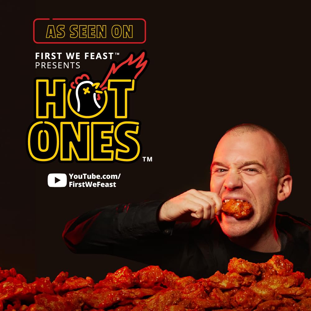 Hot Ones Hot Sauce Challenge Set - Season 26 Trio - Made with Natural Ingredients - Unique Small Batch Sampler Gift Set Variety - 5 fl oz Bottles