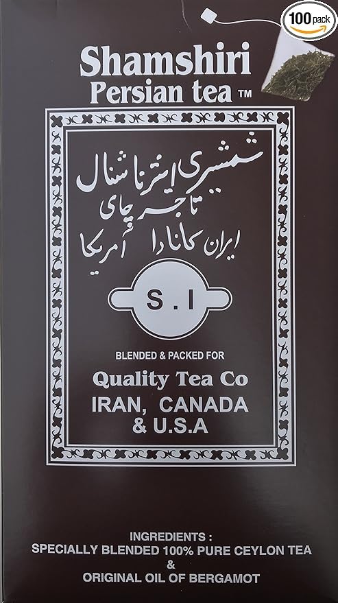 Shamshiri Pure Ceylon Tea bag (100 Pouches)
