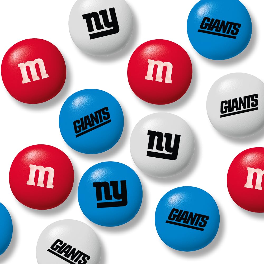 M&M'S NFL New York Giants Milk Chocolate Gift Jar, 12.7 oz