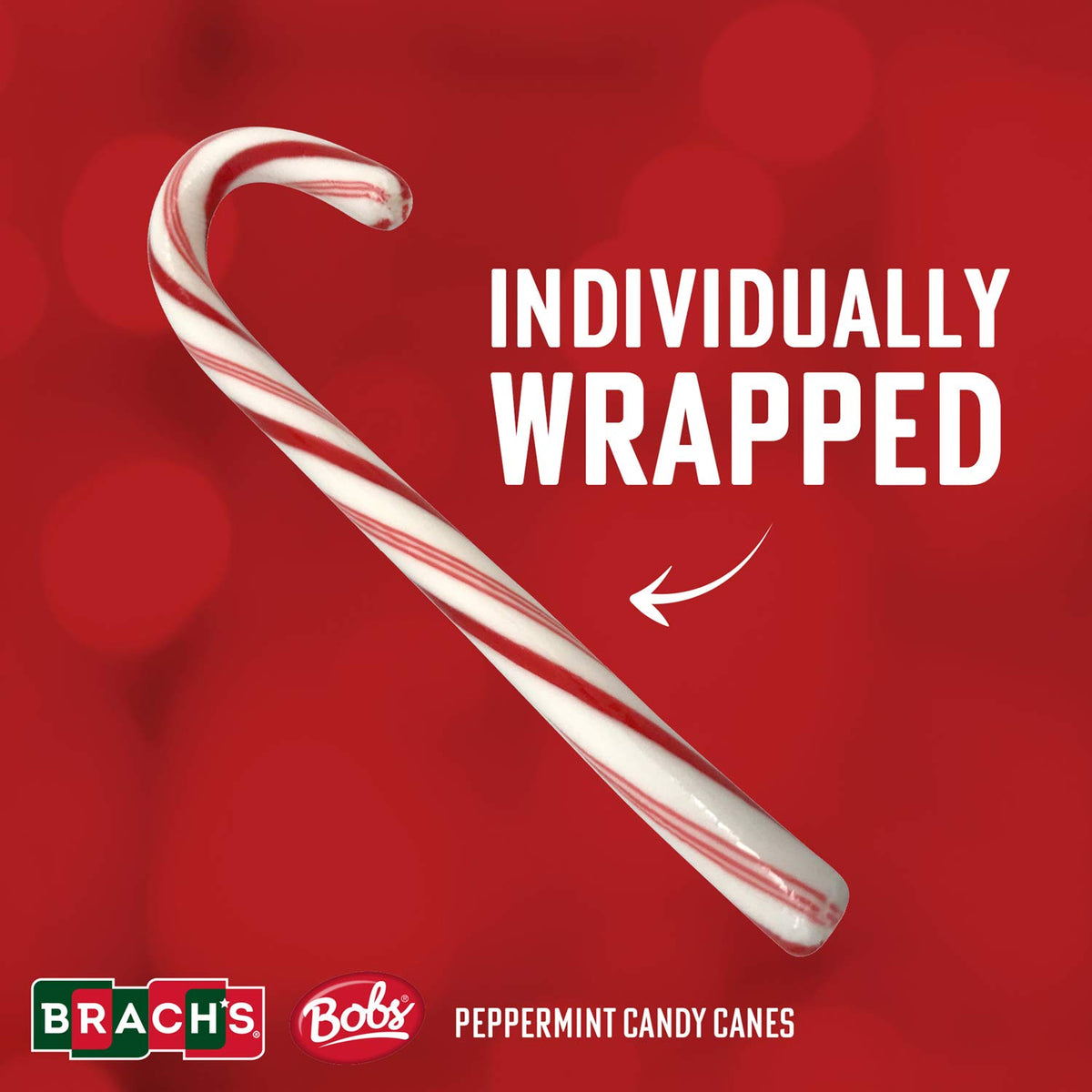 Brach's Red and White Peppermint Candy Canes, 12 ct